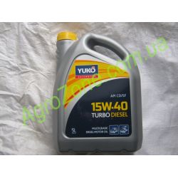 Масло моторне (олива) Юкойл 15W-40 TURBO DIESEL 5 л.