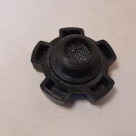 Кришка маслозаливна пластик різьба д=31 з метал сіткою (5 отворів) JDM385