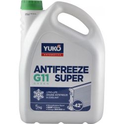 Рідина охолоджуюча антифриз YUKO G11 зелений 5л (латунь)