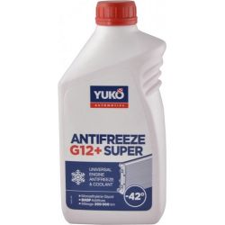 Рідина охолоджуюча антифриз YUKO G12+ червоний 1л (алюміній)