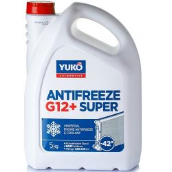 Рідина охолоджуюча антифриз YUKO G12+ червоний 5л (алюміній)