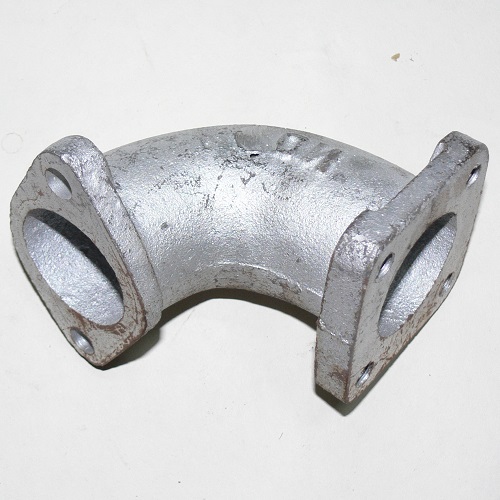 Коліно вихлопної труби 2*4 отвори TY295