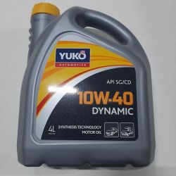 Масло моторне (олива) напівсинтетика YUKO 10W-40 Dynamic 4 л
