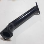 Колектор (коліно)  вихлопної труби KM138 2x2 отвори МЕТАЛ