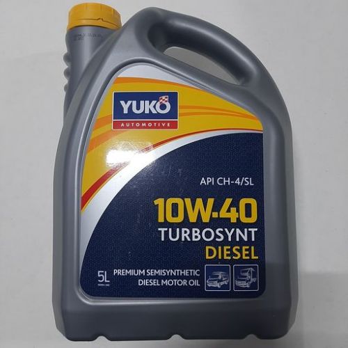 Масло моторне (олива) напівсинтетика YUKO 10W-40 TURBOSYNT 5 л
