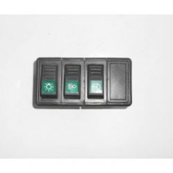 Блок перемикачів JM804 №2 (3 кнопки+1 порожня)