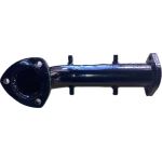 Коліно вихлопної труби 2*3 отвори  Y385 DW244 30 см.