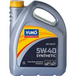 Масло моторне (олива) синтетичне YUKO 5W-40  4 л